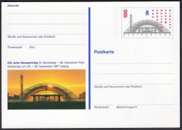 Germany 1997, Illustrated Postal Stationery "Philatelic Exhibition In Leizpig", Ref.bbzg - Illustrated Postcards - Mint