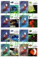 2014.10.10  XXI Warsaw National Philatelic Exhibition - Fishes - Se-tenant Label Type A - Horizontal MNH - Unused Stamps