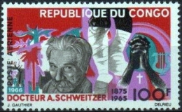 CONGO Pa 45 ** MNH SCHWEITZER Albert Kaysersberg Gunsbach Lambaréné Gabon Prix NOBEL Paix - Albert Schweitzer