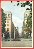 CARTOLINA VG ITALIA - TORINO - Via Roma Da Piazza Carlo Felice - ILLUSTRATA - 10 X 15 - ANNULLO TORINO 1958 - Plaatsen & Squares