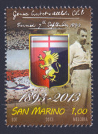 2013 SAN MARINO "120 ANNI DEL GENOA CALCIO" SINGOLO MNH - Neufs