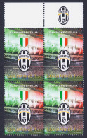 2012 SAN MARINO "JUVENTUS CAMPIONE D´ITALIA 2011/2012" QUARTINA MNH - Neufs