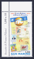 2013 SAN MARINO "50° ANNIVERSARIO CENTRO ITALIANO DI FILATELIA TEMATICA (CIFT)"  SINGOLO MNH - Nuevos