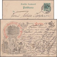 Allemagne 1890, Carte Postale, Entier. Pschorrbräu, Brasserie à Berlin, Aujourd'hui Du Groupe Paulaner. Houblon, Choppe - Bières