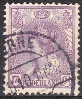 1899-1913 Koningin Wilhelmina 17½ Cent Violet NVPH 66 - Oblitérés