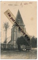 - HORNOY - (Somme ), L´Eglise, Cliché Peu Courant, Animation, Enfants, écrite En 1914, TBE, Scans. - Hornoy Le Bourg