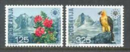 1970 YUGOSLAVIA EUROPEAN NATURE PROTECTION MICHEL: 1406-1407 MNH ** - Unused Stamps