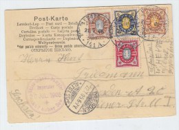 Sweden/Germany SHIP POST DAMPFER IMPERATOR POSTCARD 1905 - Covers & Documents