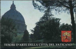 1993 Vaticano, Libretto Tesori Città Del Vaticano, Serie Completa Usata - Booklets