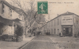 CPA - Capendu - Rue De La Gare - Capendu