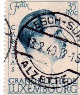 B - 1939 Lussemburgo - Granduca Giovanni - Used Stamps