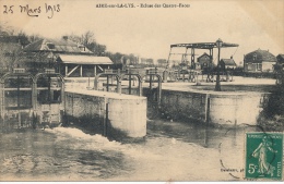 ( CPA 62 )  AIRE-SUR-LA-LYS  /  Écluse Des Quatre-Faces  - - Aire Sur La Lys