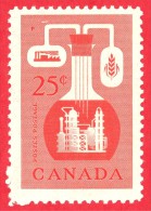 Canada #  363 - 25 Cents - Mint N/H - Dated  1956 - Chemical Industry / Industrie Chimique - Ungebraucht