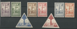 8 Timbres Cote Francaise Des  Somalis : 6 Mosquée De Djibouti Et 2 Cinquantenaire Du Tranfert Du Chef Lieu - Unused Stamps