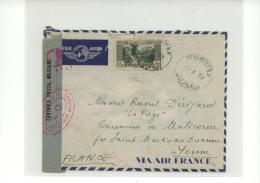 N°156 Sur Env. De Beyrouth Datée Du 3-10-39 Pour L'Yonne + Contrôle Militaire - Other & Unclassified