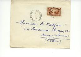 N°135 Sur Env. De Beyrouth Datée Du 1-9-33 Pour Amiens (Somme) - Other & Unclassified