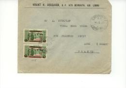 N°115x2 Sur Env. De Beyrouth Datée Du 2-9-29 Pour Mers (Somme) - Other & Unclassified