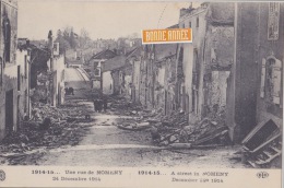 Une Rue De NOMEMY  24 Decembte 1914 - Nomeny