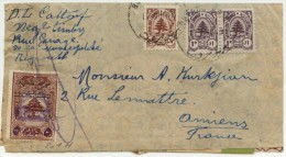 Lettre Cartonnée Datée Du 17 Aout 1948 De Beyrouth Avec N°201h (maury) Pour Amiens (France) - Cartas & Documentos