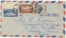 N°pa89 Sur Lettre De Damas ) Pour Amiens (France) Avec Timbre Fiscal - Covers & Documents