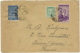 N°...+fiscal Sur Lettre De Damas Du 31/7/47 Pour Amiens (France) - Storia Postale