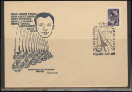 RUSSIA USSR Private Envelope LITHUANIA VILNIUS VNO-klub-021 Space Exploration Gagarin Anniversary - Local & Private