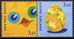 FINLANDIA 2001 - PASCUA - EASTER - PAQUES - YVERT Nº 1526-1527 - Unused Stamps