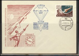 RUSSIA USSR Private Envelope LITHUANIA VILNIUS VNO-klub-027 Space Exploration VOSTOK-2 Titov - Locales & Privées