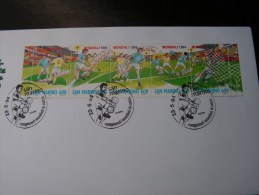 == SM Fussball FDC  1994 - Cartas & Documentos