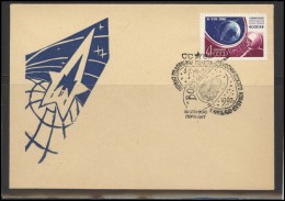 RUSSIA USSR Private Envelope LITHUANIA VILNIUS VNO-klub-042 Space Exploration Vostok-2 Anniversary - Lokal Und Privat