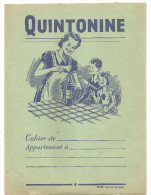 Protège Cahier Quintonine Des Années 1960 Environ - Schutzumschläge