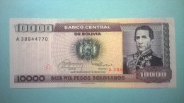 BOLIVIE 10000 PESOS BOLIVIANOS "FDS" - Bolivie