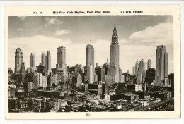 S1319 - N°41 - Mid- New York Skyline, East 42nd Street - Mehransichten, Panoramakarten