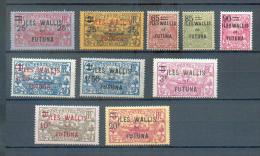 Wallis  129 - YT 30 à 39 * - CC - Unused Stamps