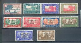 Wallis  132 - YT 77 à 86 * - CC - Unused Stamps