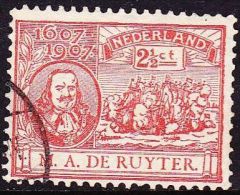 1907 De Ruyterzegel 2½ Cent Oranje NVPH 89 Luxe Gestempeld ! - Oblitérés