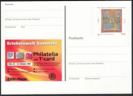 Germany 1999, Illustrated Postal Stationery "Philatelic Exhibition In Koln", Ref.bbzg - Geïllustreerde Postkaarten - Ongebruikt