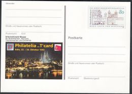 Germany 1993, Illustrated Postal Stationery "Philatelic Exhibition In Koln", Ref.bbzg - Geïllustreerde Postkaarten - Ongebruikt