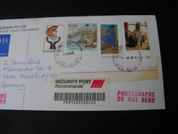 == Australien  Security Cv. Germany 1993 - Storia Postale