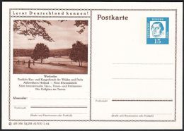 Germany 1964, Illustrated Postal Stationery "Wiesbaden" Ref.bbzg - Cartes Postales Illustrées - Neuves
