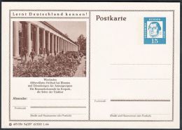 Germany 1964, Illustrated Postal Stationery "Wiesbaden" Ref.bbzg - Illustrated Postcards - Mint