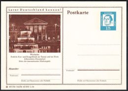 Germany 1964, Illustrated Postal Stationery "Wiesbaden" Ref.bbzg - Illustrated Postcards - Mint