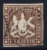 Deutschland Würtemberg Mi Nr 11 Used   1859 - Afgestempeld
