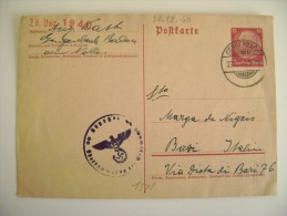 Postkarte  Timbre  Nazi   Gengenbach   ALLEMAGNE GERMANIA  GERMANY   Deutschland  Deutsche     CIRCULE' - Offenburg
