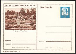 Germany 1964, Illustrated Postal Stationery "Sportpark In Wanne Eickl" Ref.bbzg - Illustrated Postcards - Mint