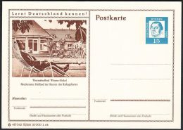 Germany 1964, Illustrated Postal Stationery "Thermal Spa In Wanne Eickl" Ref.bbzg - Cartes Postales Illustrées - Neuves