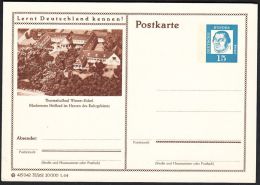 Germany 1964, Illustrated Postal Stationery "Thermal Spa In Wanne Eickl" Ref.bbzg - Cartes Postales Illustrées - Neuves