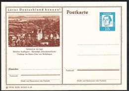 Germany 1963, Illustrated Postal Stationery "Schöntal An Der Jagst" Ref.bbzg - Geïllustreerde Postkaarten - Ongebruikt
