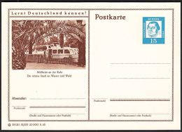 Germany 1963, Illustrated Postal Stationery "Mulheim" Ref.bbzg - Cartes Postales Illustrées - Neuves