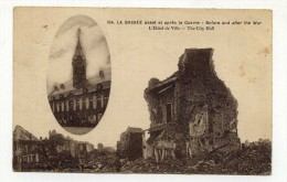CP , 59 , LA BASSEE , Avant Et Après La Guerre, L'Hôtel De Ville - Other Municipalities
